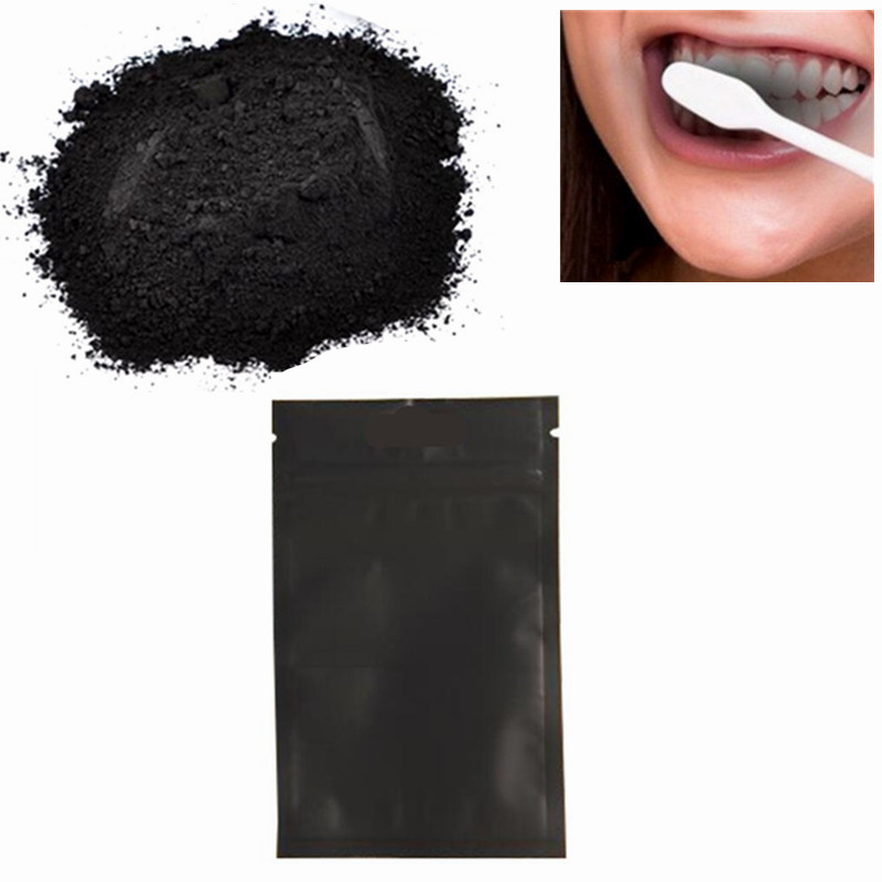 Teeth Whitening Powder - Dentes de carvão vegetal de bambu