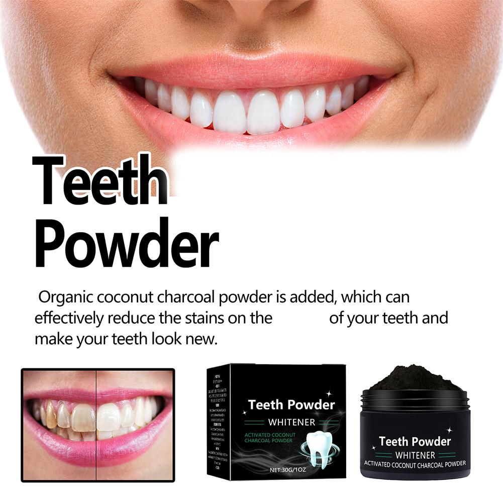 Teeth Whitening Powder - Pó Clareador de Dentes, Clareamento Natural