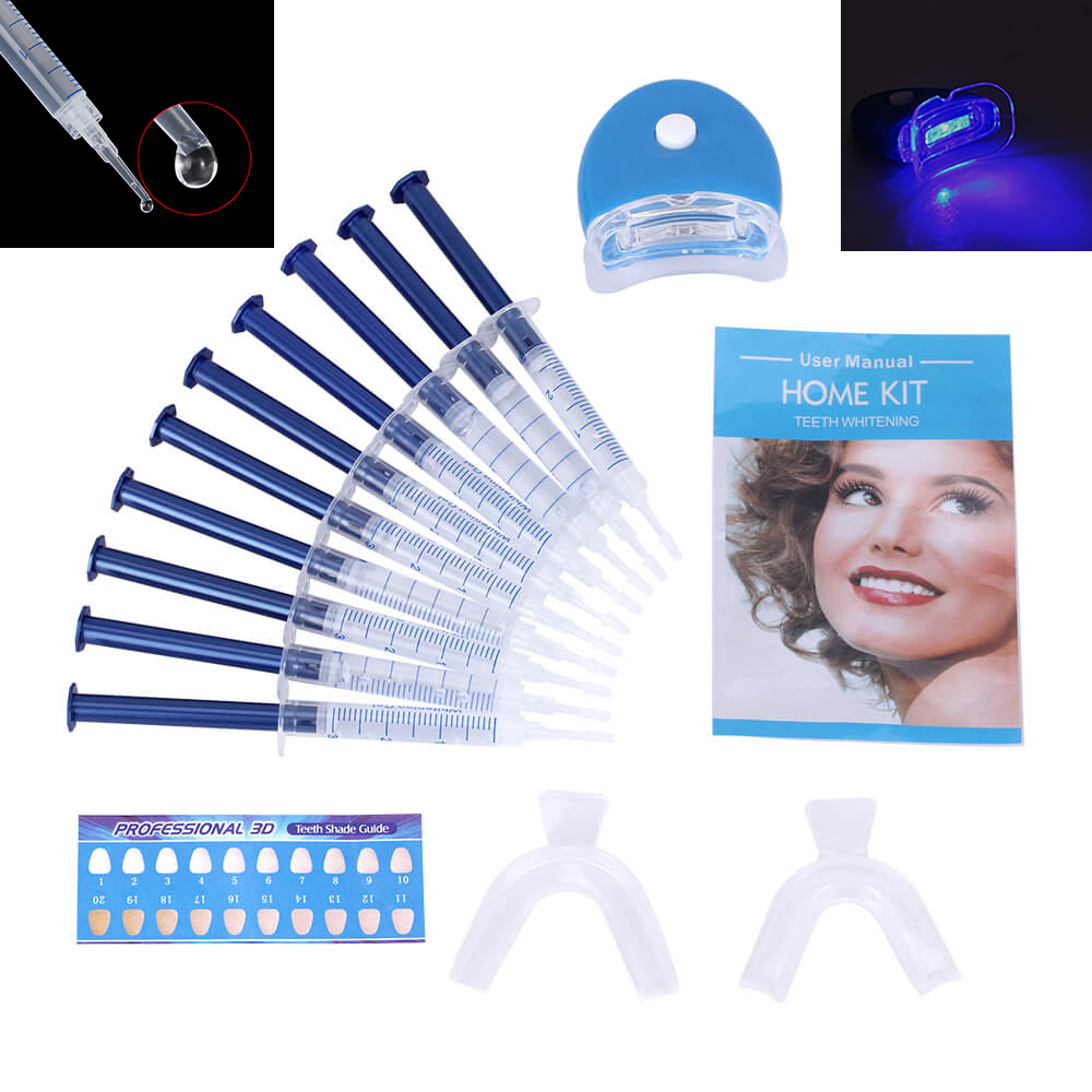 Teeth Whitening Clinic - 1 conjunto de clareamento dental com