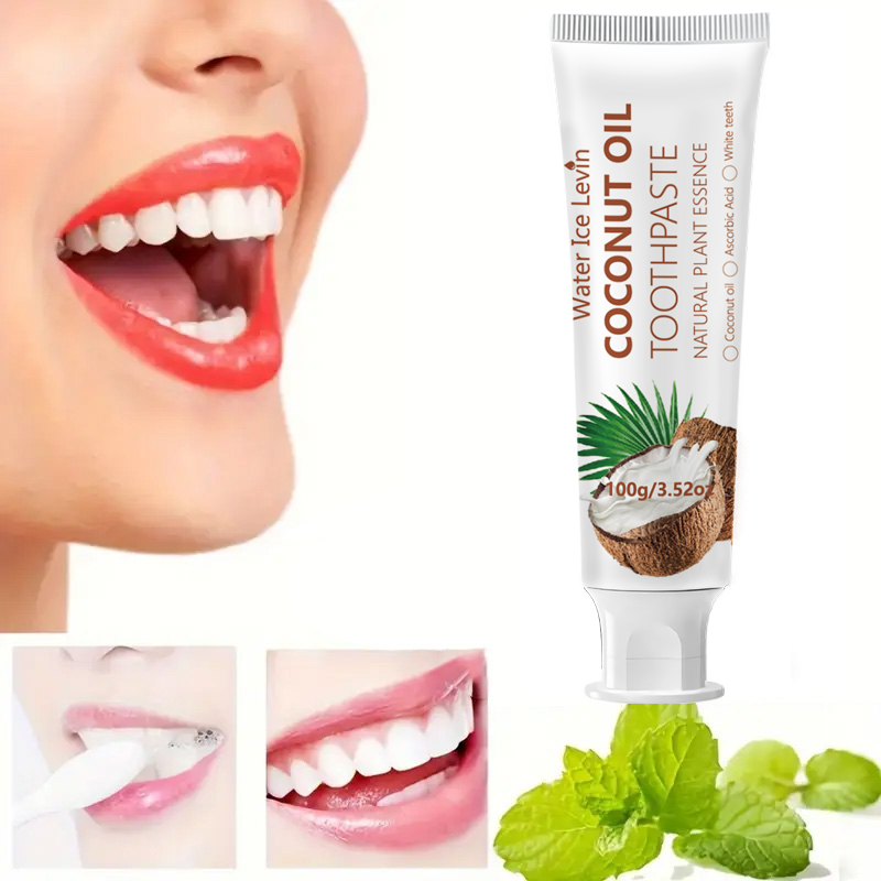 Teeth Whitening Natural - Pasta de Dente de Óleo de