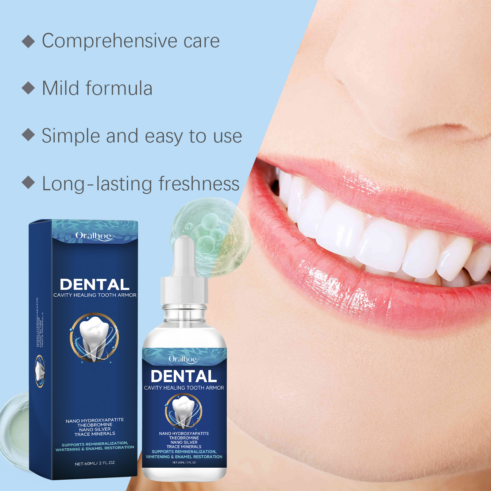 Sérum Líquido Clareador de Den - Teeth Whitening Natural avaliação e preço