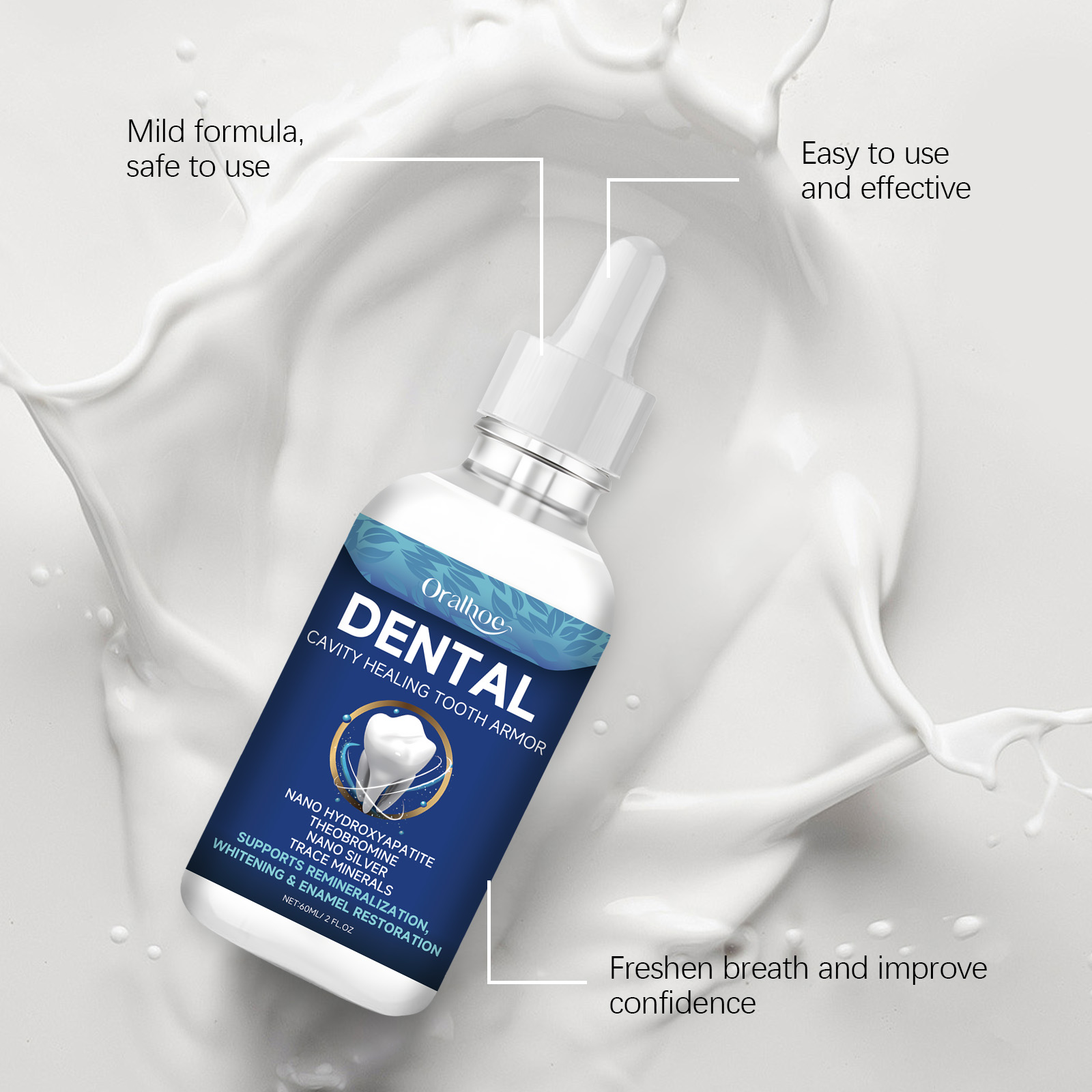 Sérum Líquido Clareador de Den - Teeth Whitening Natural avaliação e preço