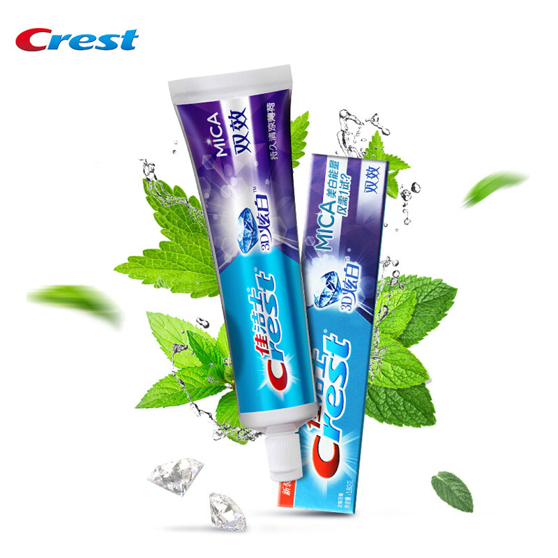 Crest 3d mica creme dental flu - Teeth Whitening Natural avaliação e preço