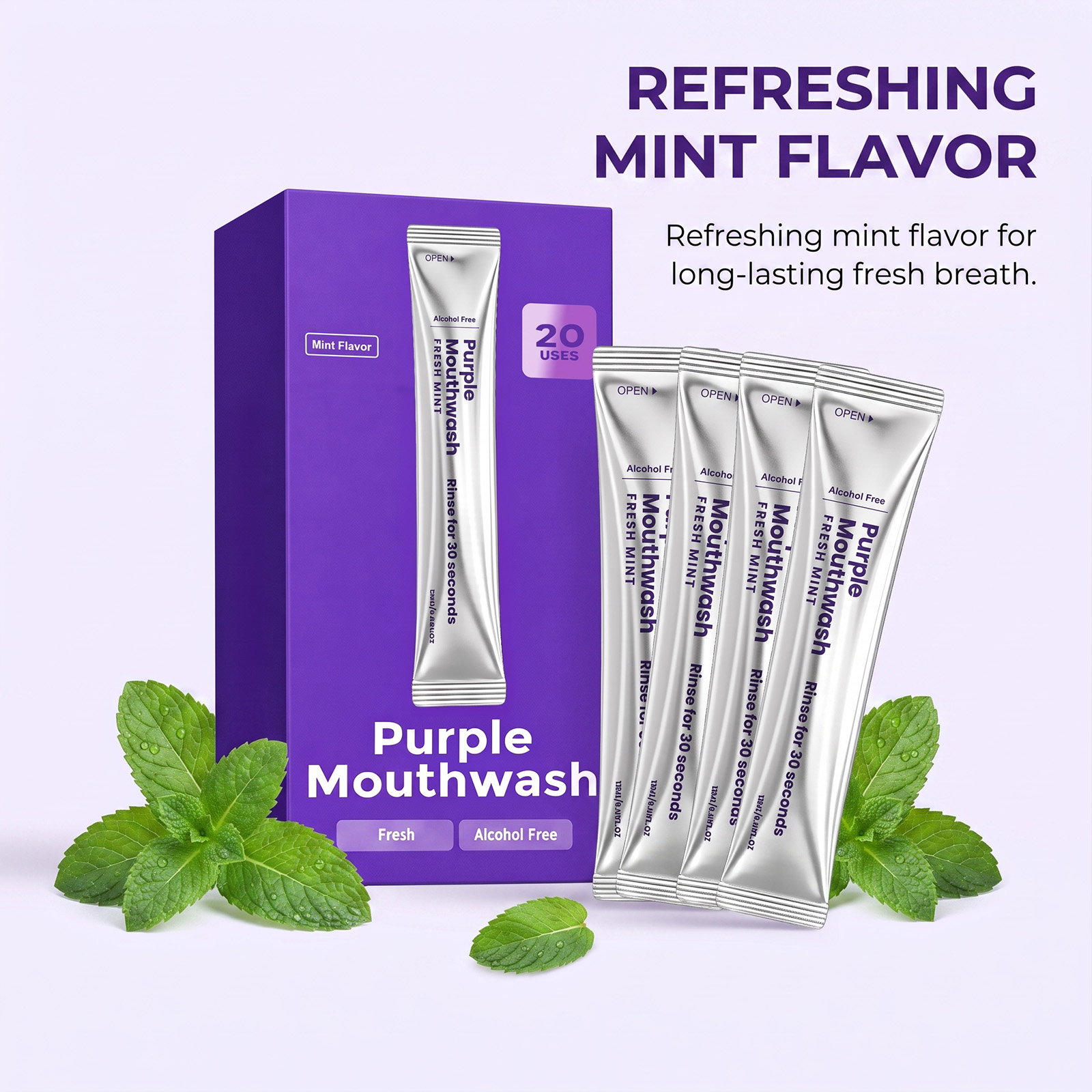 Enxaguante Bucal Roxo para Eli - Teeth Whitening Natural avaliação e preço