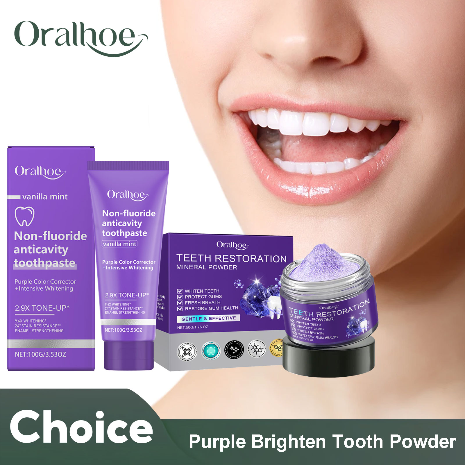 Teeth Restoration Mineral Powd - Teeth Whitening Natural avaliação e preço