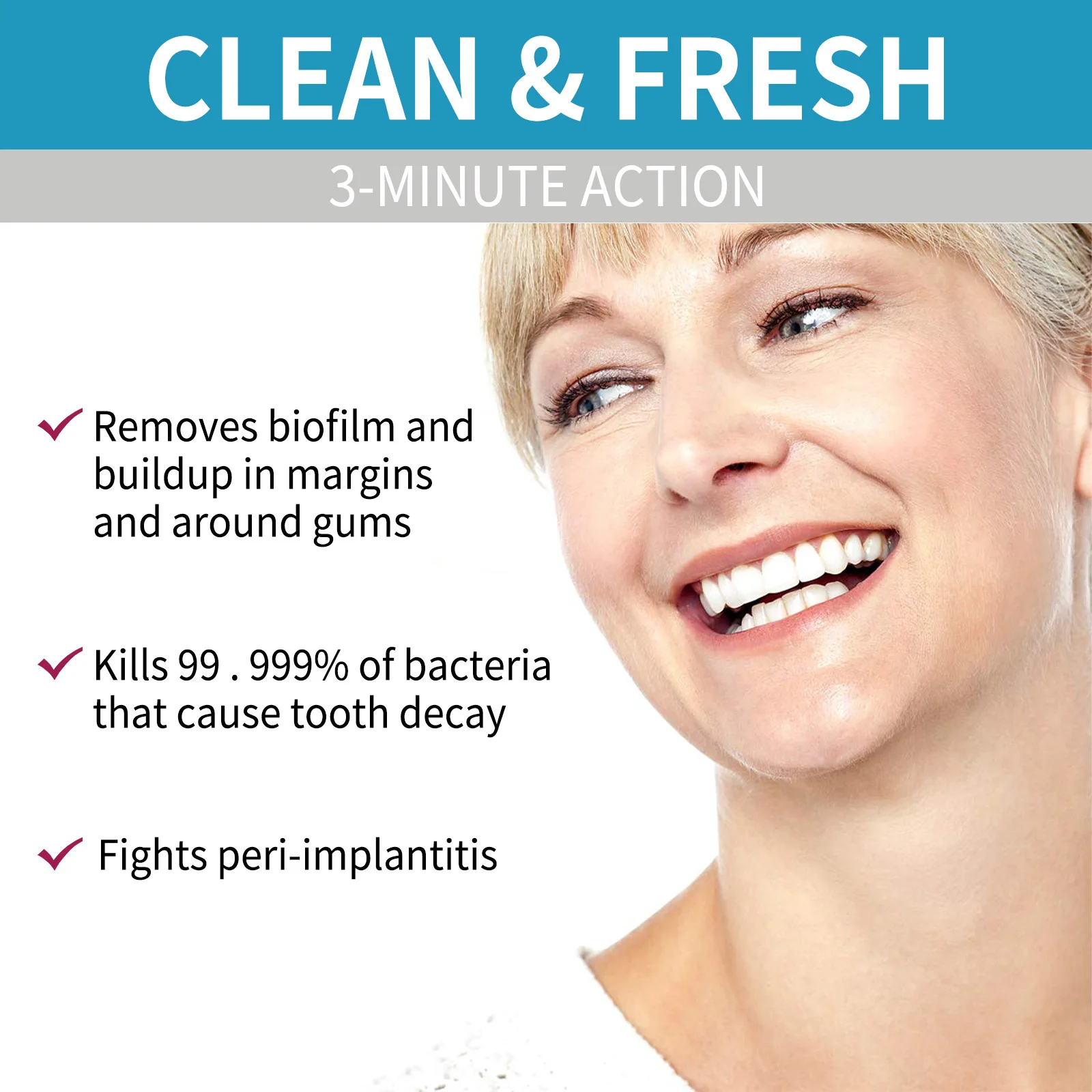 Alinhador de espuma para limpe - Teeth Whitening Natural avaliação e preço