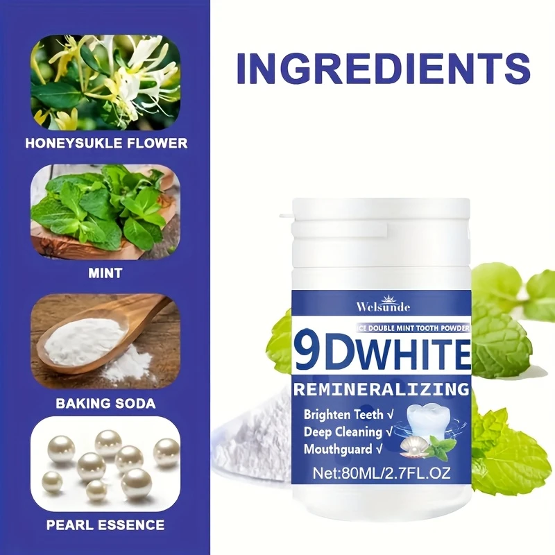 Pó Dental Remineralizante 9D c - Teeth Whitening Powder avaliação e preço